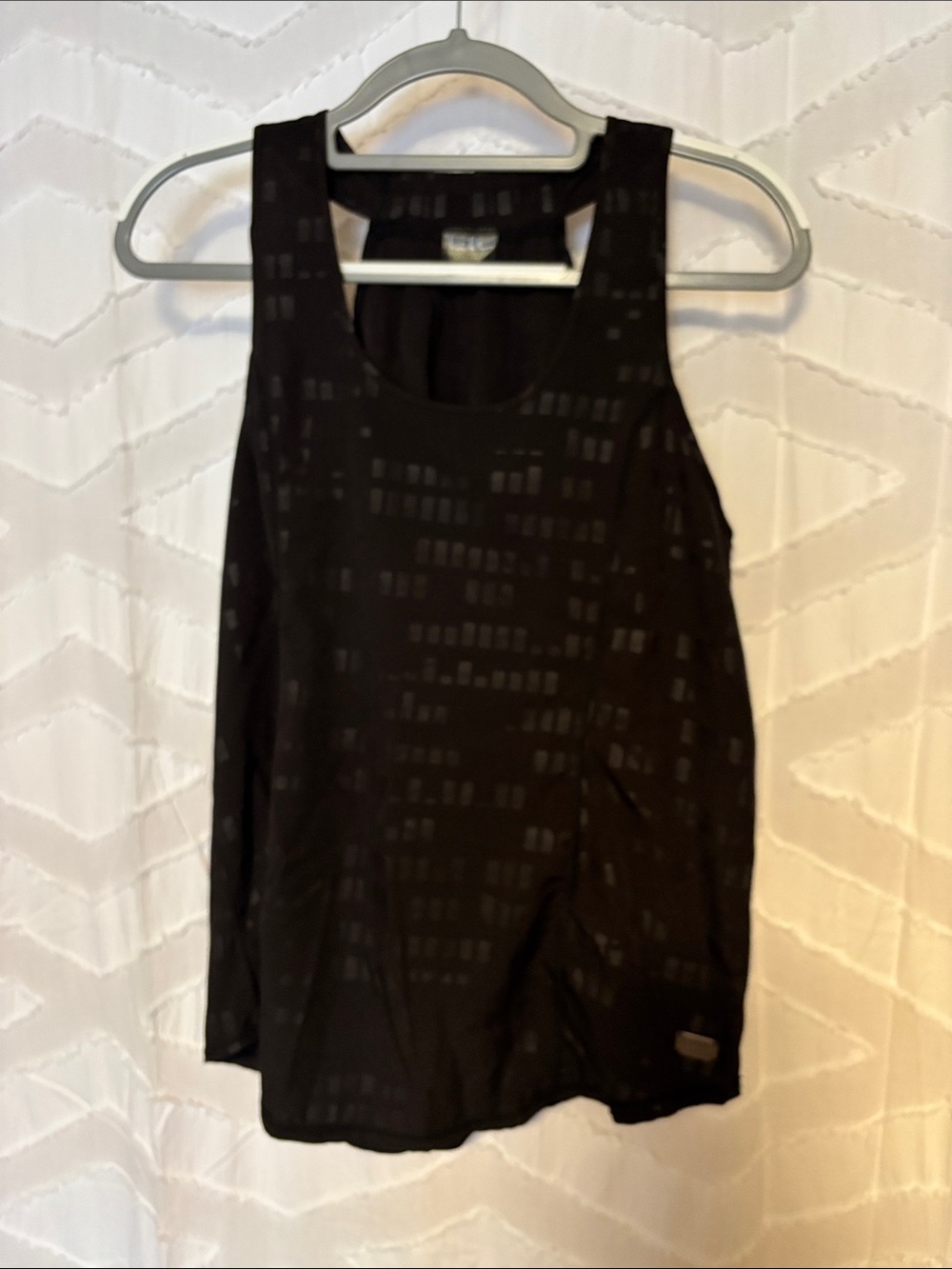 Black Sleeveless Women's Tank Top